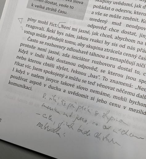 Ukázky poznámek v knihách. (Že to nepřečtete? Od toho to není – někdy je luštím i já. V další části rozeberu, proč to nevadí.)