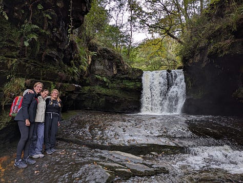 guided walk of the six waterfalls in the Brecon Beacons with Wales Outdoors