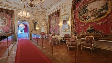 A gallery of photos from the Imperial Apartments Museum at Hofburg Palace in Vienna and the Vienna Kunsthistorisches Museum.