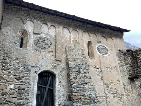Sparano, Italy. The church (1025) was probably commissioned by Arduino himself to thank god for his victory
