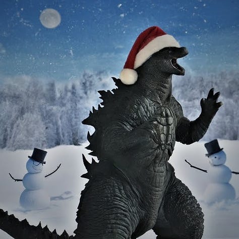 Godzilla Holiday Dance Party Epic