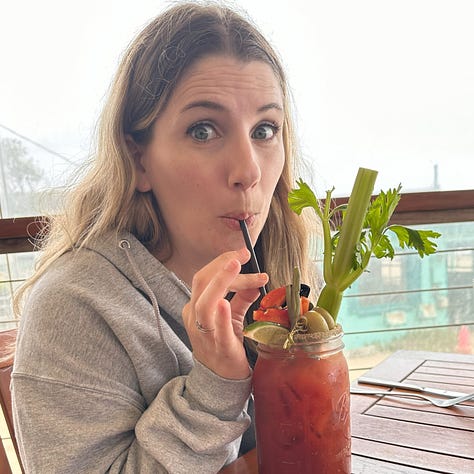 Big Bad Bloody Mary at Beachcomber Cafe in Crystal Cove, California