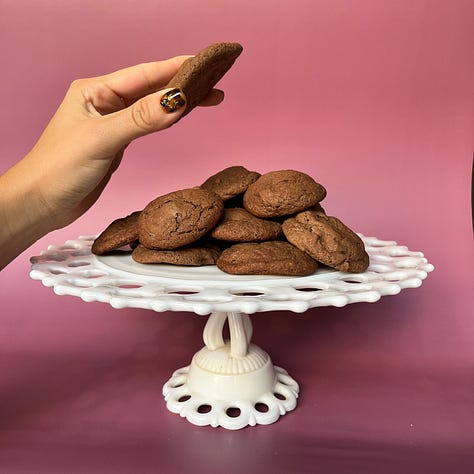 Rye cookies, pancakes and banana bread