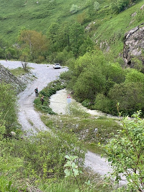 Outdoors and Hiking near Stroppia waterfalls, Piedmont, Italy