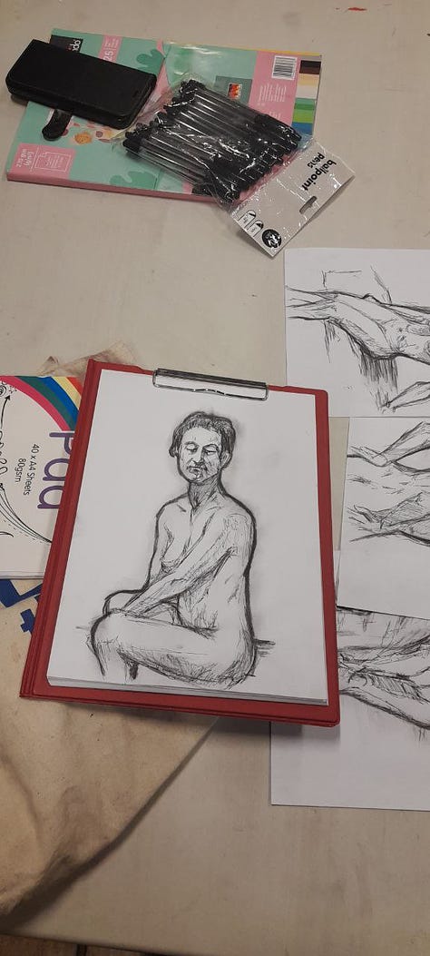 life drawing cardiff