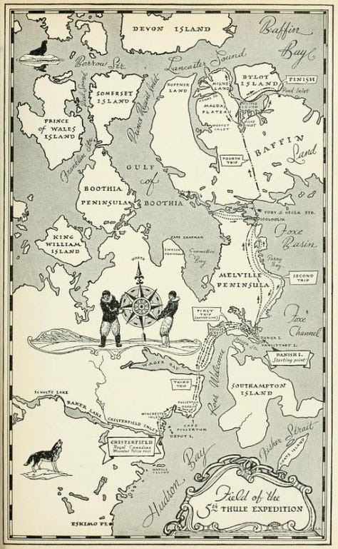 Maps from the books