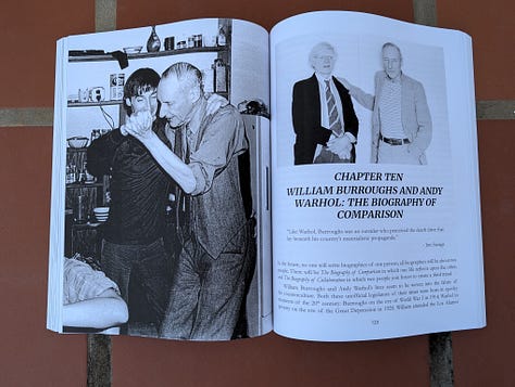 Photos of Victor Bockris' book, The Burroughs-Warhol Connection.