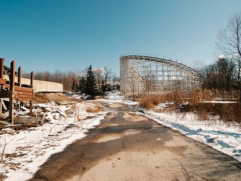 abandoned geauga lake in 2013