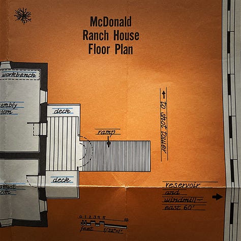 Map included with Brian Moriarty's TRINITY (1986)