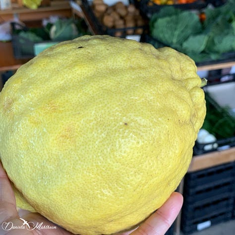 Citron compared to a lemon