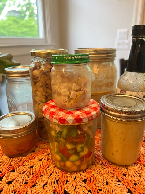 glass jars