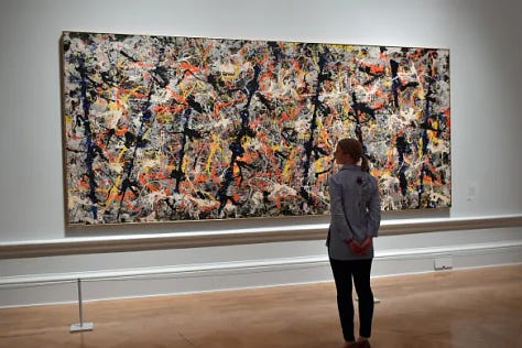 Three of Jackson Pollock's more famous works