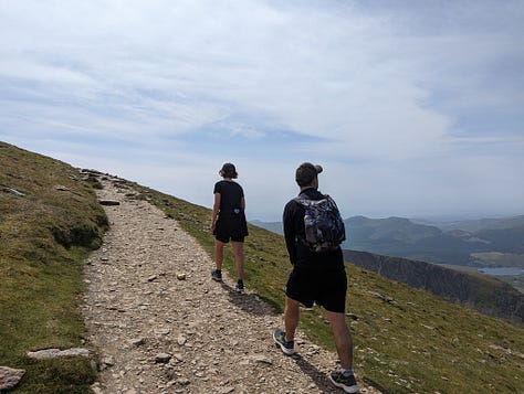 Walking snowdon ranger path