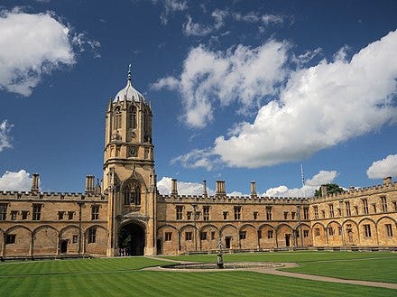 Goudge's three cathedral cities of residence: Wells, Ely and Oxford.