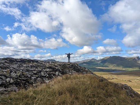 Trekking on snowdon