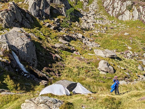 guided hike in the carneddau in snowdonia national park