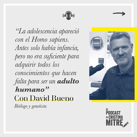 Episodio 192: Entender a los adolescentes: ¿Qué pasa, de verdad, en su  cabeza?, con David Bueno - Cristina Mitre