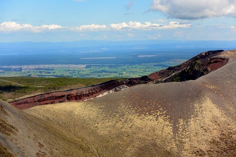 Tectonic Rifts Around The World (L to R): Mr Tarawera New Zealand, Manda-Hararo rift Ethiopia, Israel-Jordan Rift Valley, "The Bridge Between Continents" Iceland, Great Glen Scotland, Lake Baikal Russia 