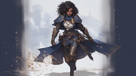 Images of female Assassin's Creed characters in character clothing and armor