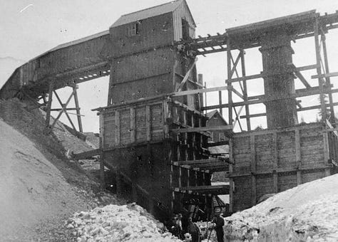 Photos of the King Con Mine Complex, courtesy of the Park City Museum, circa early 1900s