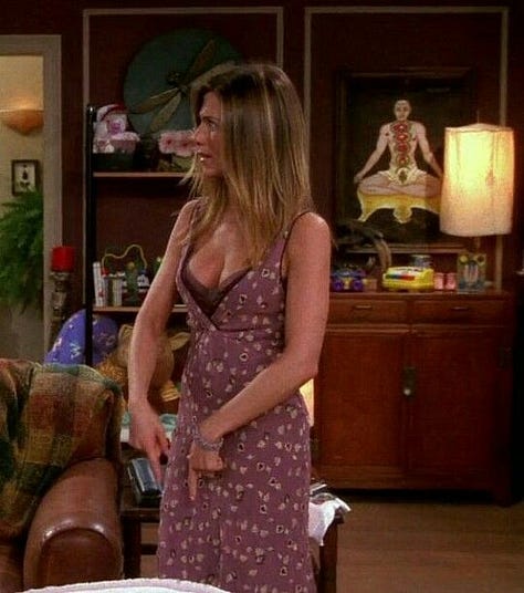 Top bandeau. Robe bustier. Corset. Bustier. Rachel Green. FRIENDS. 90s. 2000s. Y2K.