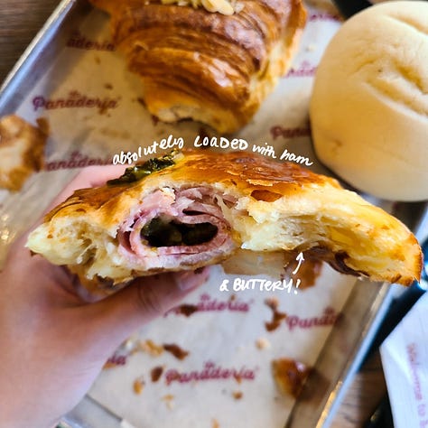 Ham & Cheese Croissant with Jalapeno