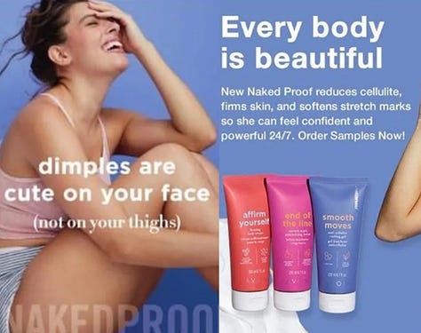 beauty advertisements