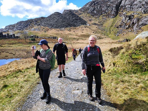 walking near Blaenau Ffestiniog in Snowdonia National Park