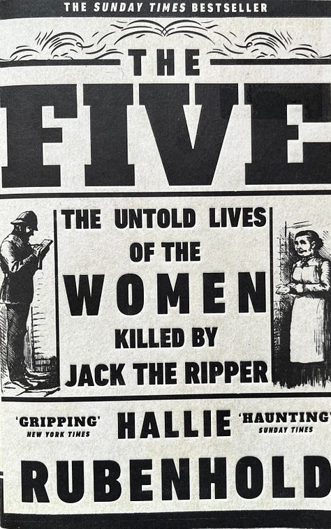 Manhunt: The Night Stalker. Colin Sutton; The Five, Hallie Rubenhold; Italian Boy, Sarah Wise