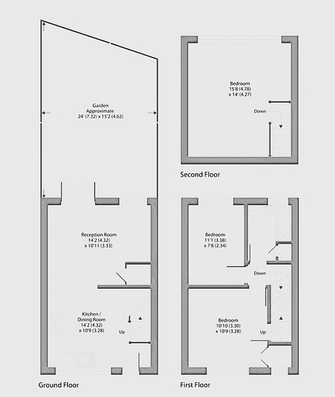 A series of images that show the revealed property.