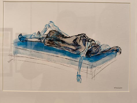 sketches of a life model