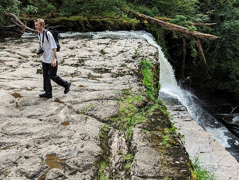 guided walk waterfalls brecon beacons