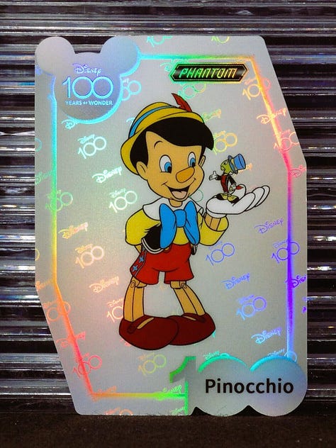  2023 Phantom Disney 100 Wondrous Character Trading Cards