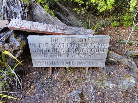 Various images from Wangapeka hiking route between Wangapeka Saddle and Taipō Hut