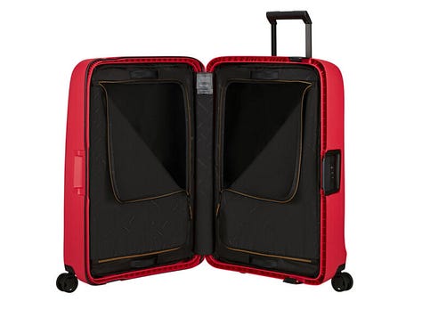 Samsonite's  Essens 20" Carry-On from variety of angles.