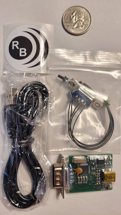 Photos of the RIM-Alinco package and contents