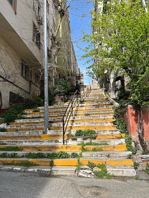 Staircases in Istanbul