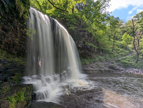 South Wales views waterfalls and Castell Coch