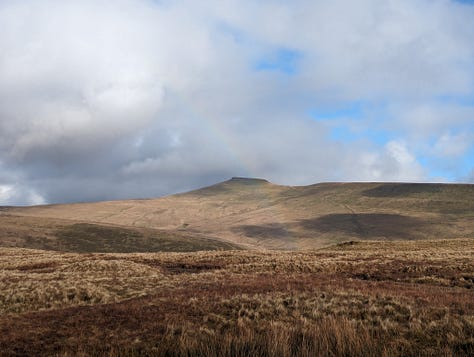 mountain walk in the brecon beacons