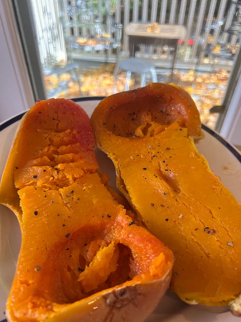 Roasted butternut squash