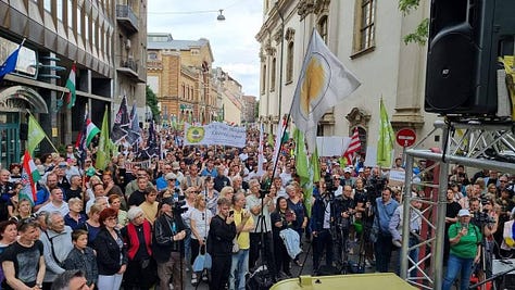 Több ezres tömeg gyűlt össze, hogy nemet mondjunk a WHO-szerződésre