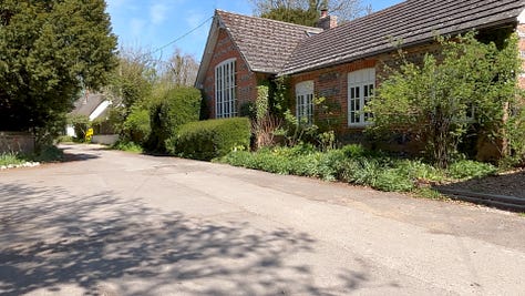 The grand house, the old school and the Old Rectory Orcheston