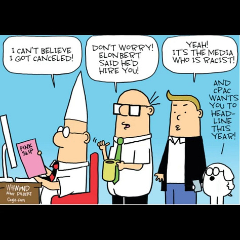 Editorial Cartoons about Scott Adams