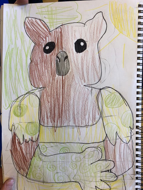 Anthropomorphic Australian Animal artworks created by the talented students at Corromandel Valley Primary School