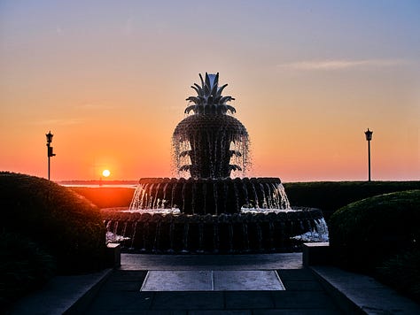 Pineapple Fountain, Charleston, South Carolina
