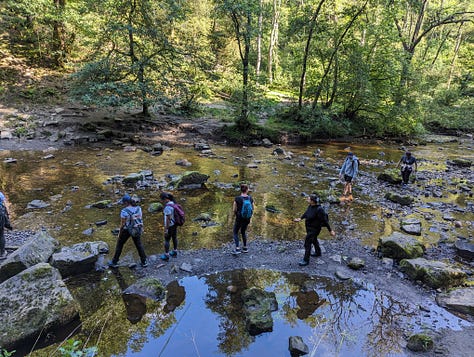 guided walk waterfalls area of the brecon beacons national park