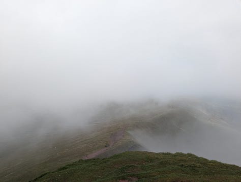 walking pen y fan and aberfan and castell coch