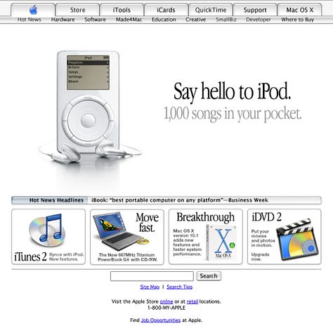 Evolution of Apple.com: From 1997 to 2023