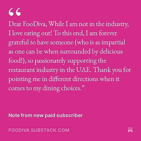 FooDiva - The Restaurant Whisperer - #UAERestaurantsUnite