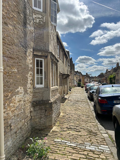  The 17th century Weavers Cottages in High Street, Corsham, are seen from 3 angles. Images: Roland’s Travels 
